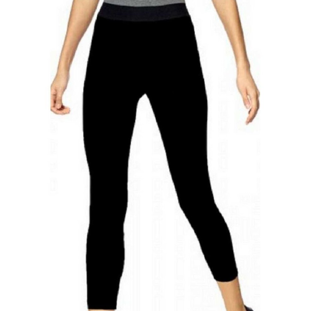Hue Exposed Waistband Capri Leggings X SMALL